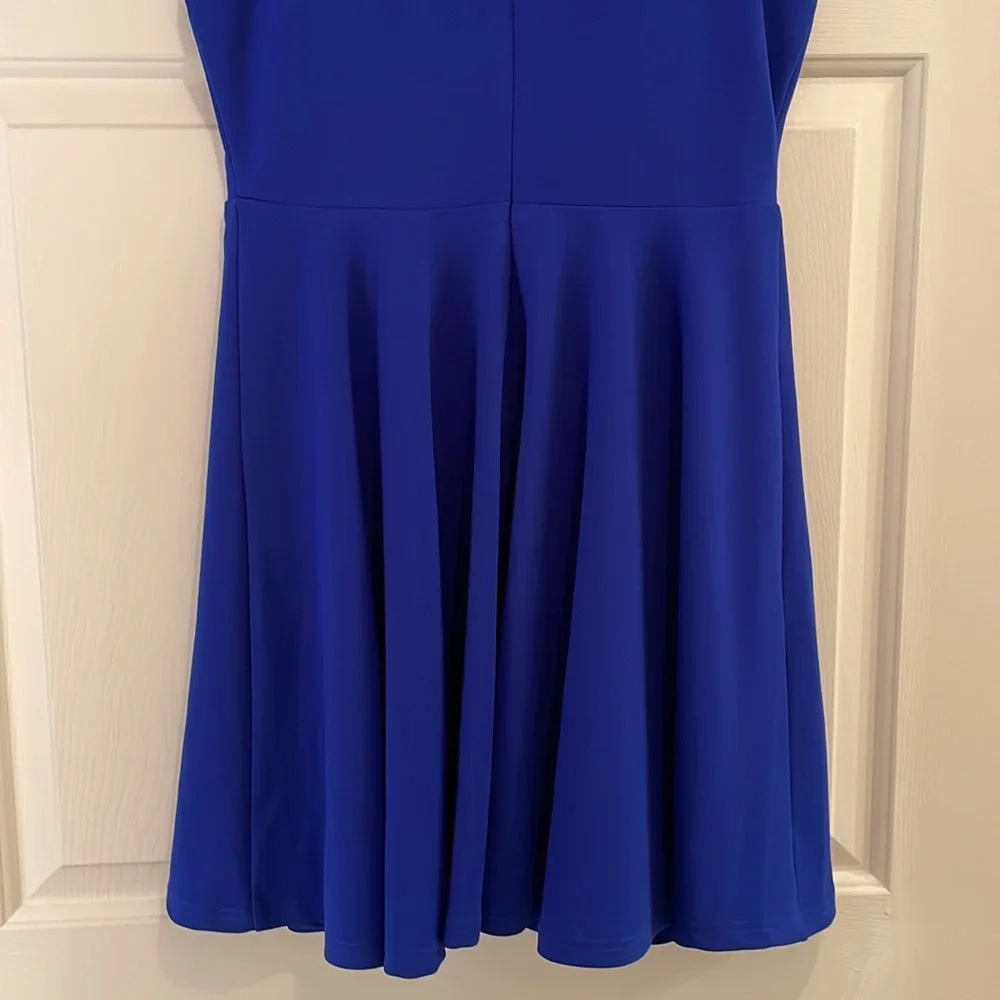 ⭐️SOLD - NWOT Lulus Royal Blue Darling Delight Skater Fit N Flare Dress. - Picture 10 of 14